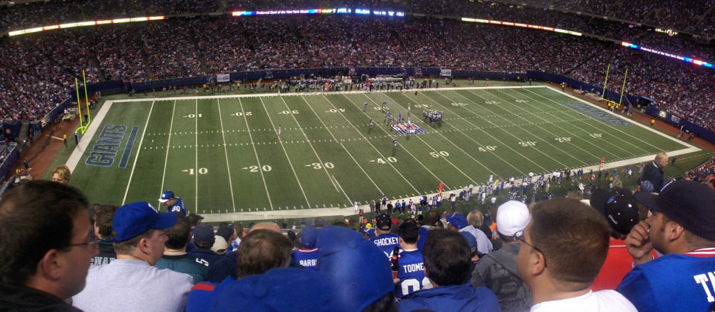 The New York Giants will continue their season against the Buffalo Bills on Oct. 4. Photo courtesy of Ted Kerwin (Flickr). 