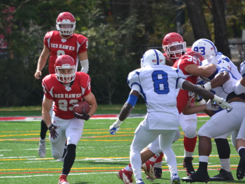 The Red Hawks pulled out a big win over Frostburg State in their second to last game of the season. Patrick Eskay | The Montclarion