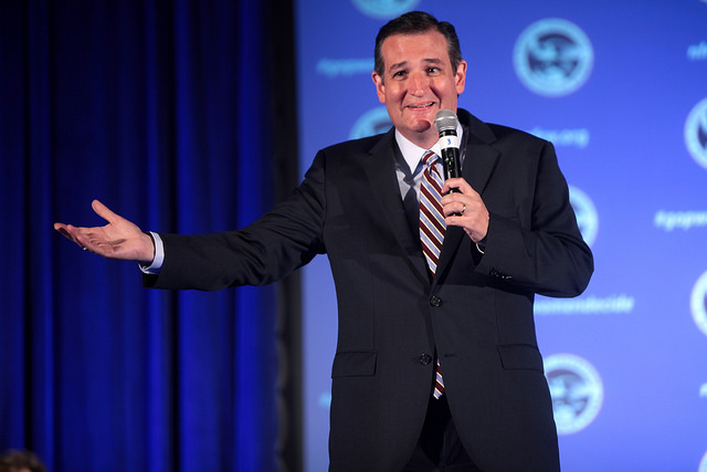 Senator Ted Cruz unexpectedly won over Donald Trump in the Iowa Caucus. Photo courtesy of Gage Skidmore (Flickr).