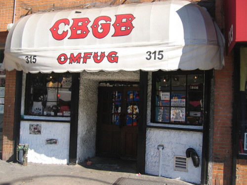 CBGB: the influence for Calcia's makeover. Photo courtesy of Wikipedia 
