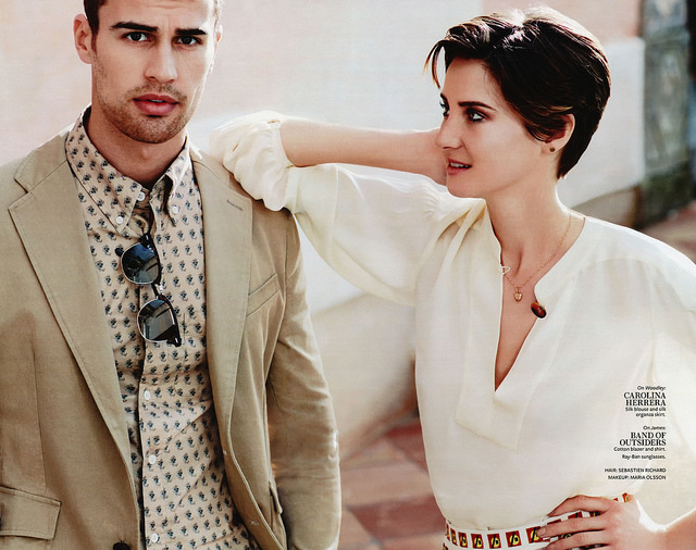 "Allegiant" stars Theo James and Shailene Woodley in InStyle magazine. Photo courtesy of alien_artifact (Flickr)