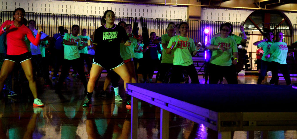 Proceeds from Zumba Glow went to. Photo Credit: Therese Sheridan