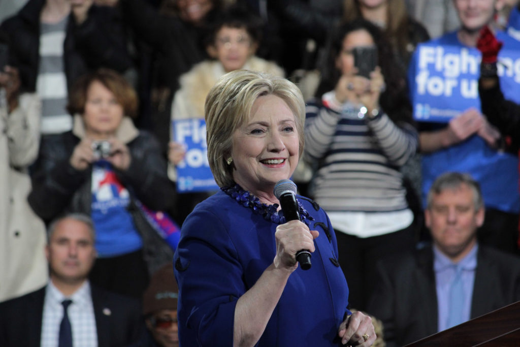 Hillary Clinton altered her campaign speech to focus on unions before the Michigan Photo Credit: Juan Contla
