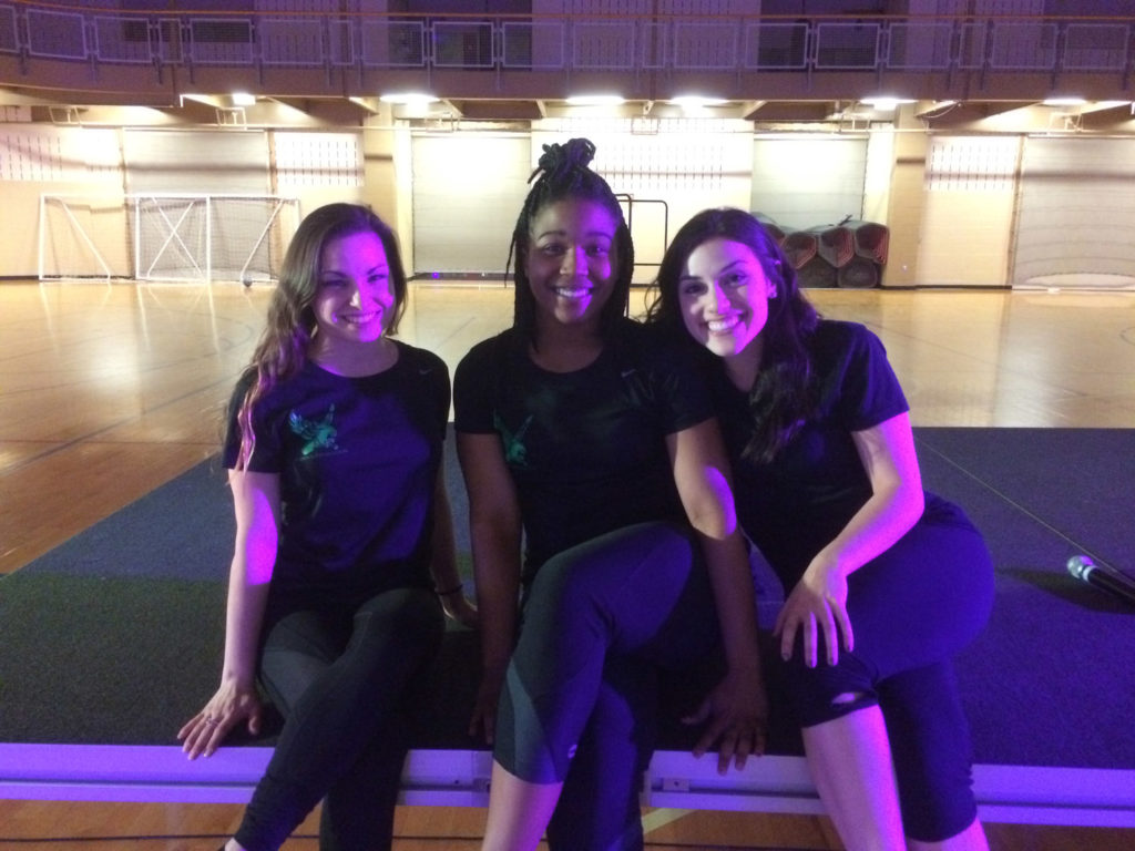Instructors Brittany Tierney, Sedara Peacock, and Samantha Sayah. Photo Credit: Therese Sheridan