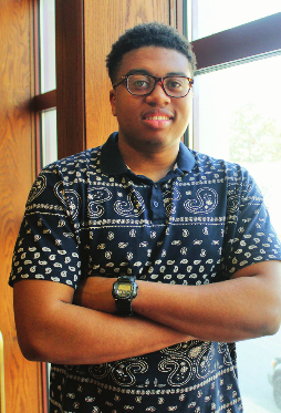 Dalvin Sejour, one of the leading students on campus, is a first generation college student. Photo Credit: Alex Gamboa