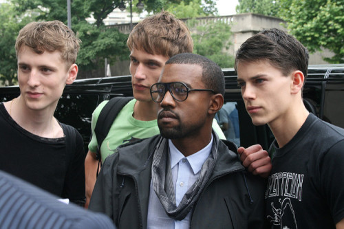 Kanye West gets acclimated to his new surroundings. Photo courtesy of Marco Kalmann (Flickr)