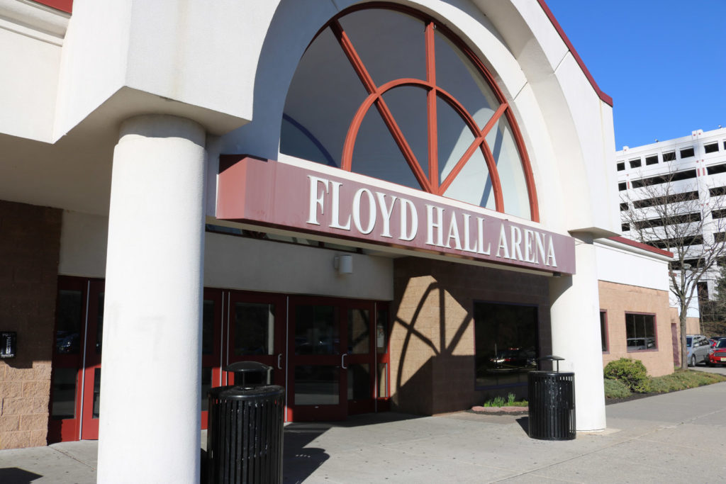 A fight broke out at Floyd Hall Arena, where a man was allegedly stabbed. Photo Credit: Daniel Falkenheim