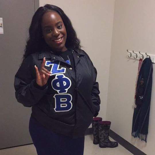 Mildred Kroung is one of a kind at Montclair State. She is the only active member of the Xi Iota chapter of Zeta Phi Beta Sorority, Inc and making it work despite her struggles. Photo courtesy of Mildred Kroung