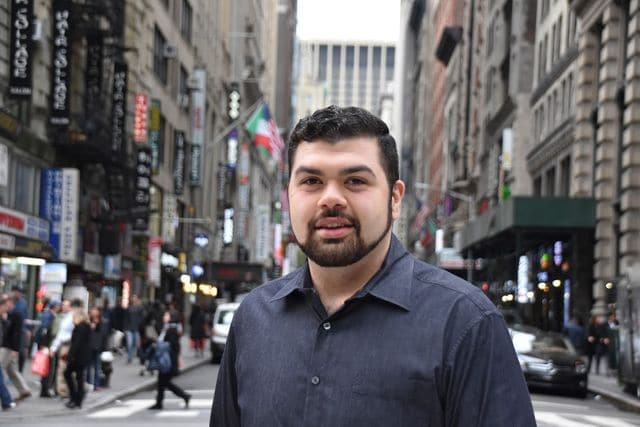 Nicholas Juzdan, a graduate from Montclair State, in the heart of New York City, were he works as a film producer as well as a marketing coordinator for Ashlet Stewart, Inc. Photo courtesy of Nicholas Juzdan