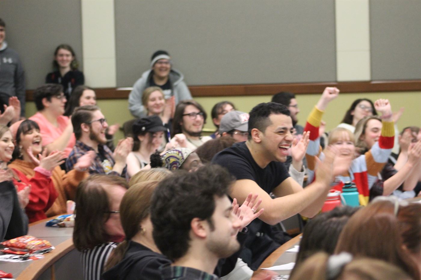 The audience had a hoot and a holler in University Hall this past weekend. Kyra Maffia | The Montclarion