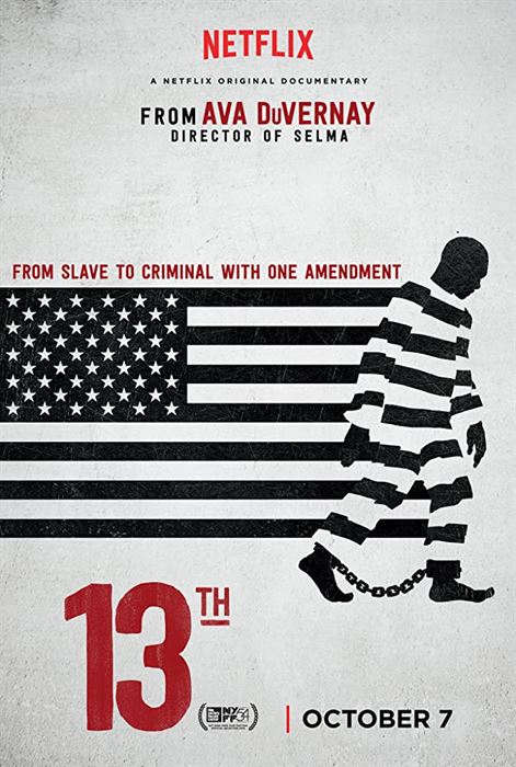 13th is a Netflix documentary that outlines the origins of the criminal justice system and the systemic racism behind it. Photo courtesy of Netflix