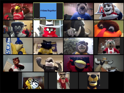 Mascot Friends Unite Against The COVID-19 Pandemic