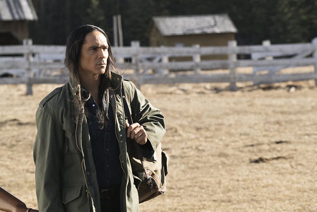 Zahn McClarnon as Hanzee Dent, a man who tells the Native American perspective of the Vietnam war. Photo courtesy of FX Network