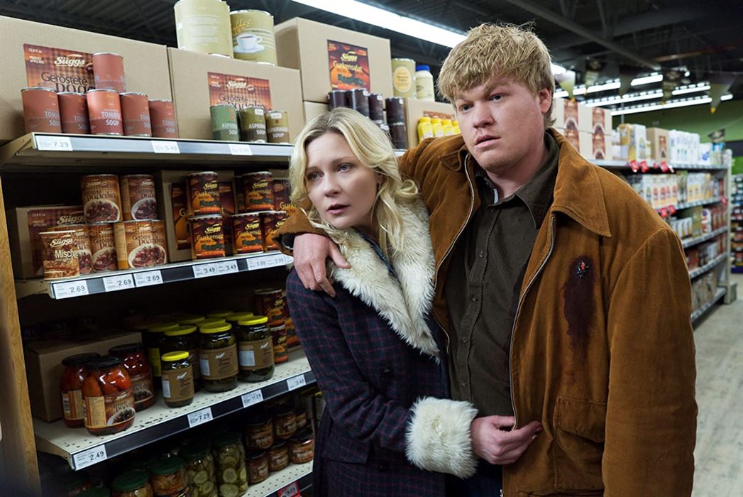 Kirsten Dunst and Jesse Plemons as Peggy and Ed Blumquist, respectively. Photo courtesy of FX Network
