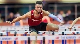 Martin competed in the 60-meter hurdles this past indoor season for the Montclair State track and field team. Photo courtesy of Cameryn Martin