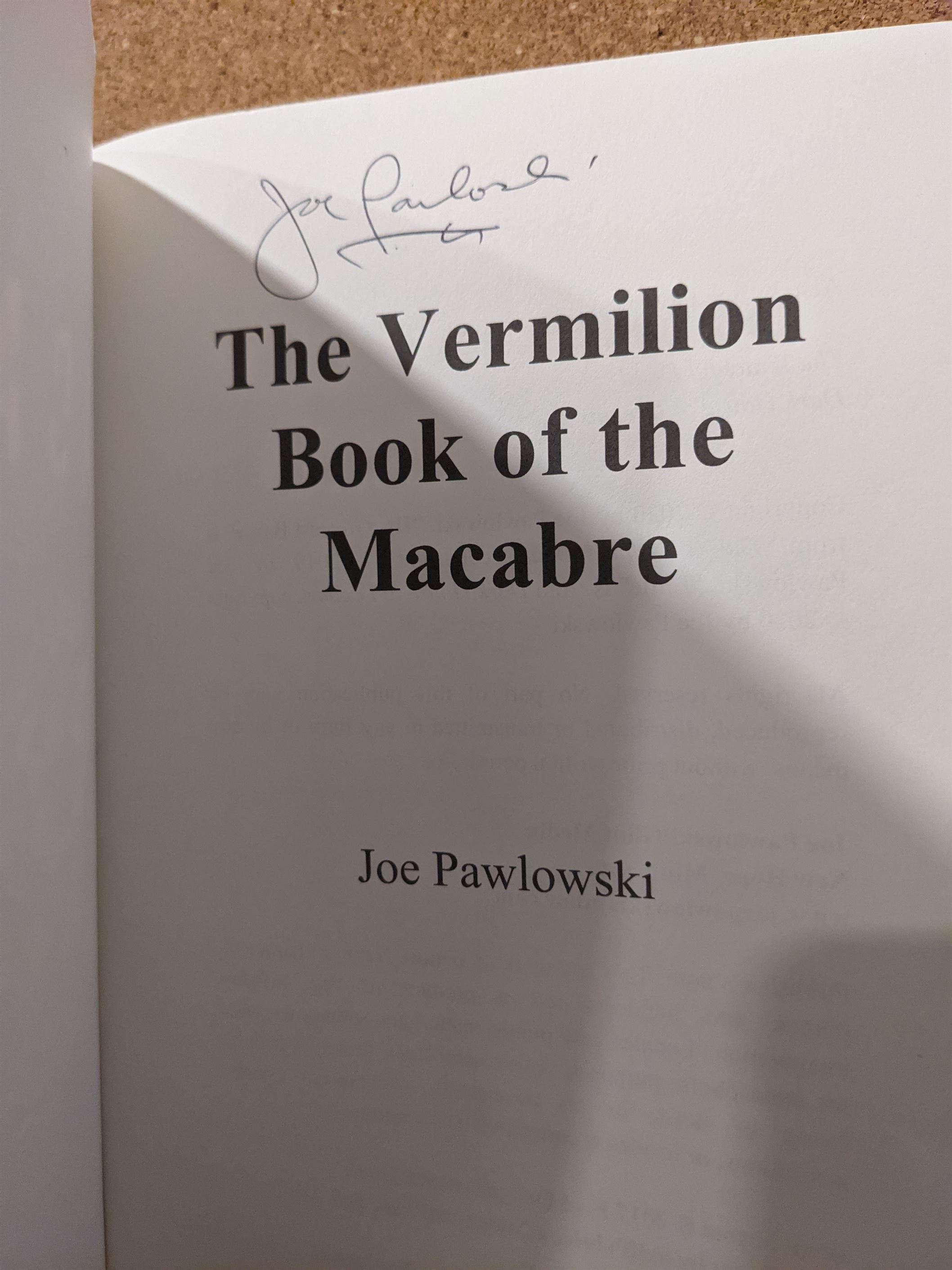 Pawlowski even signed the book for me! Casey Masterson | The Montclarion