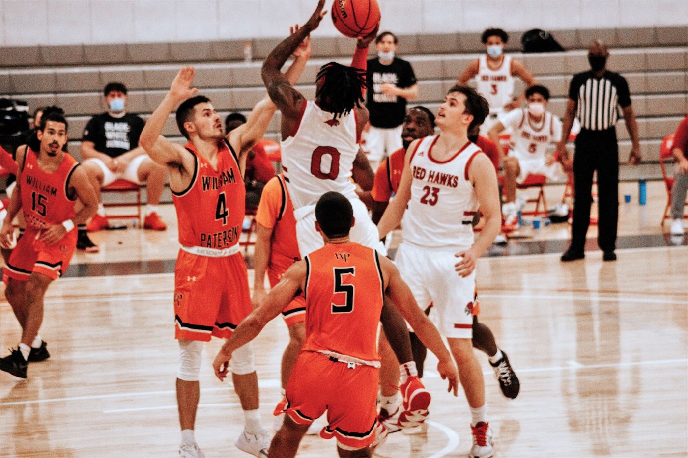 Junior guard Myles Mitchell-White, in a game against William Paterson, dropped a season-high 19 points against Kean. 'Photo courtesy of Julia Radley