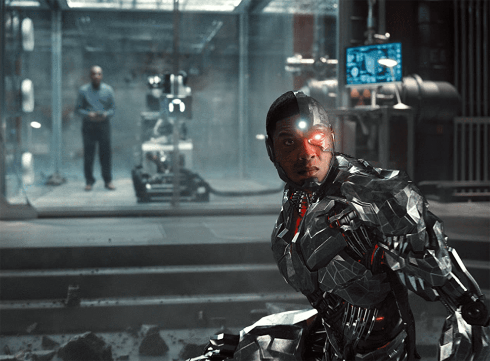 Cyborg gets a bigger spotlight in Snyder&squot;s cut of "Justice League." Photo courtesy of HBO Max