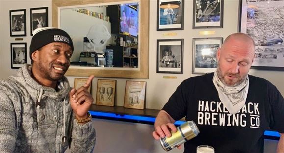Herbert Barr (left) and Mike Jones (right) met while living in the same apartment building and decided to go into the brewing business together. Kevin Doyle | The Montclarion