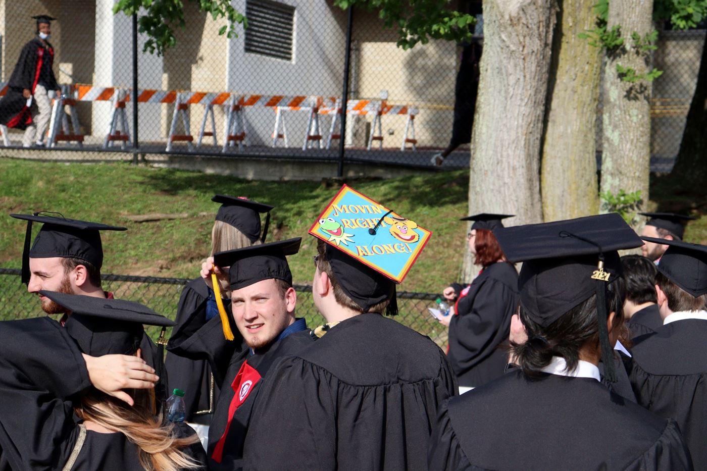 Many students chose to decorate their hats to express themselves. John LaRosa | The Montclarion