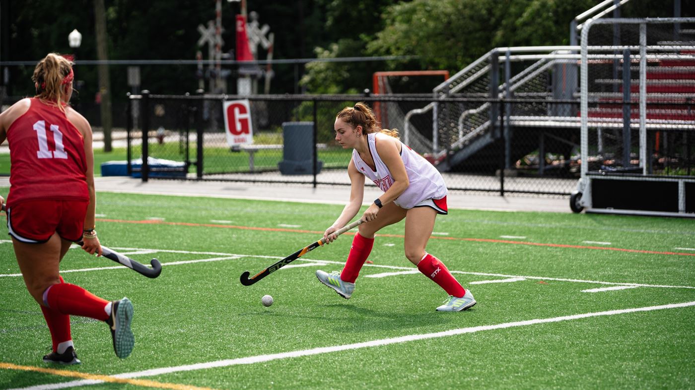 A Montclair State player tries to gain control of the ball. Photo courtesy of David Venezia