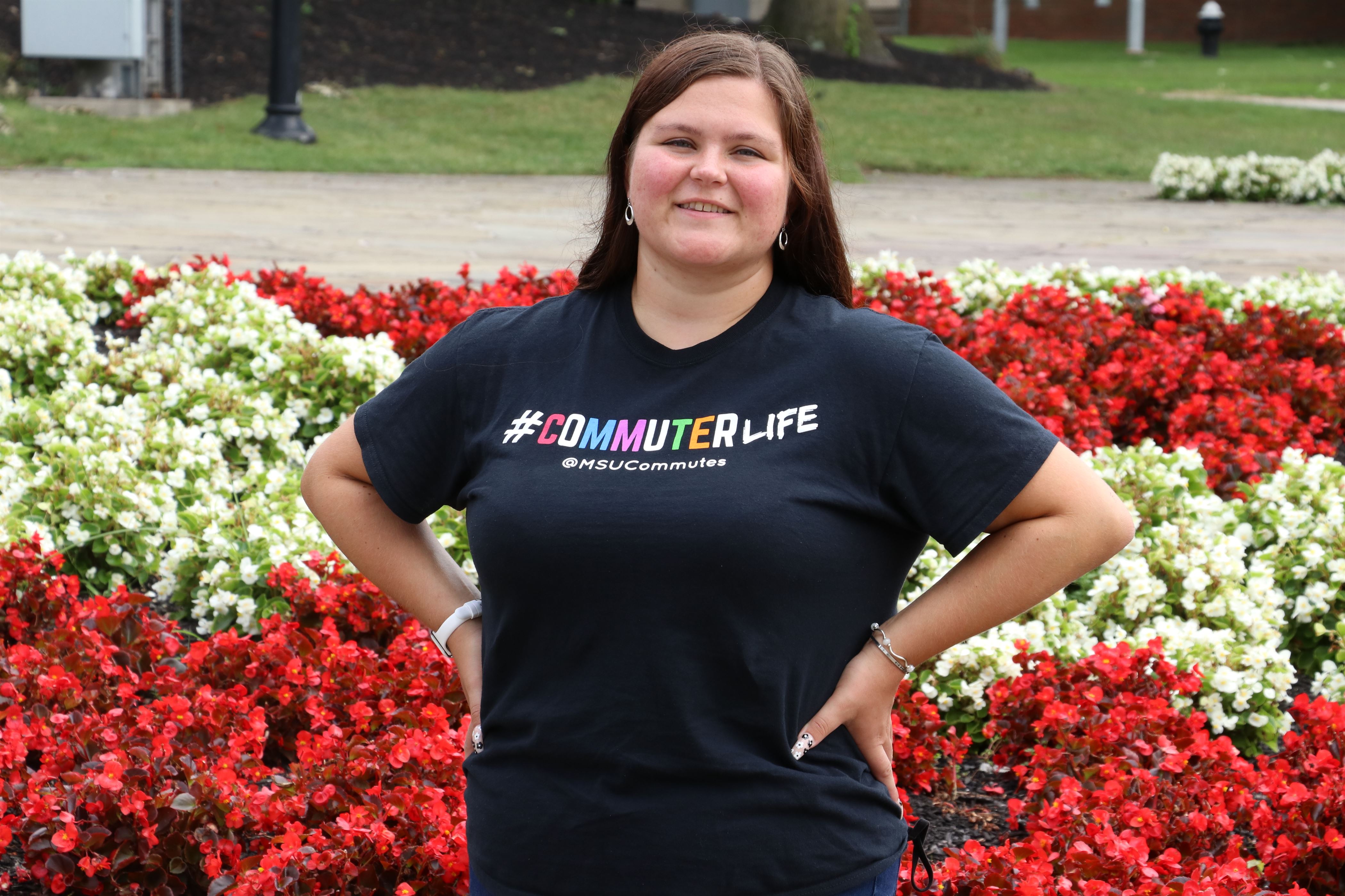 Samantha Ascenzo hopes to spread awareness about events and activities on campus. Photo courtesy of Antonio Talamo
