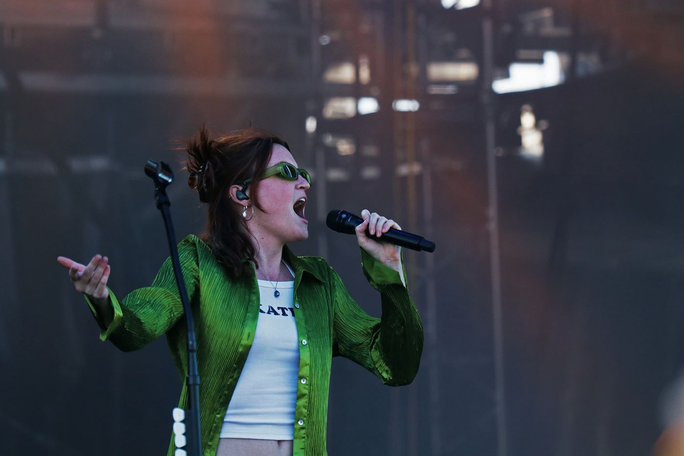 Katie Gavin is the lead singer of MUNA. Photo courtesy of Julian Rigg