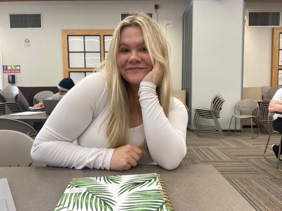 Ilona Soltys said coming back to campus has been stressful. Erin Lawlor | The Montclarion