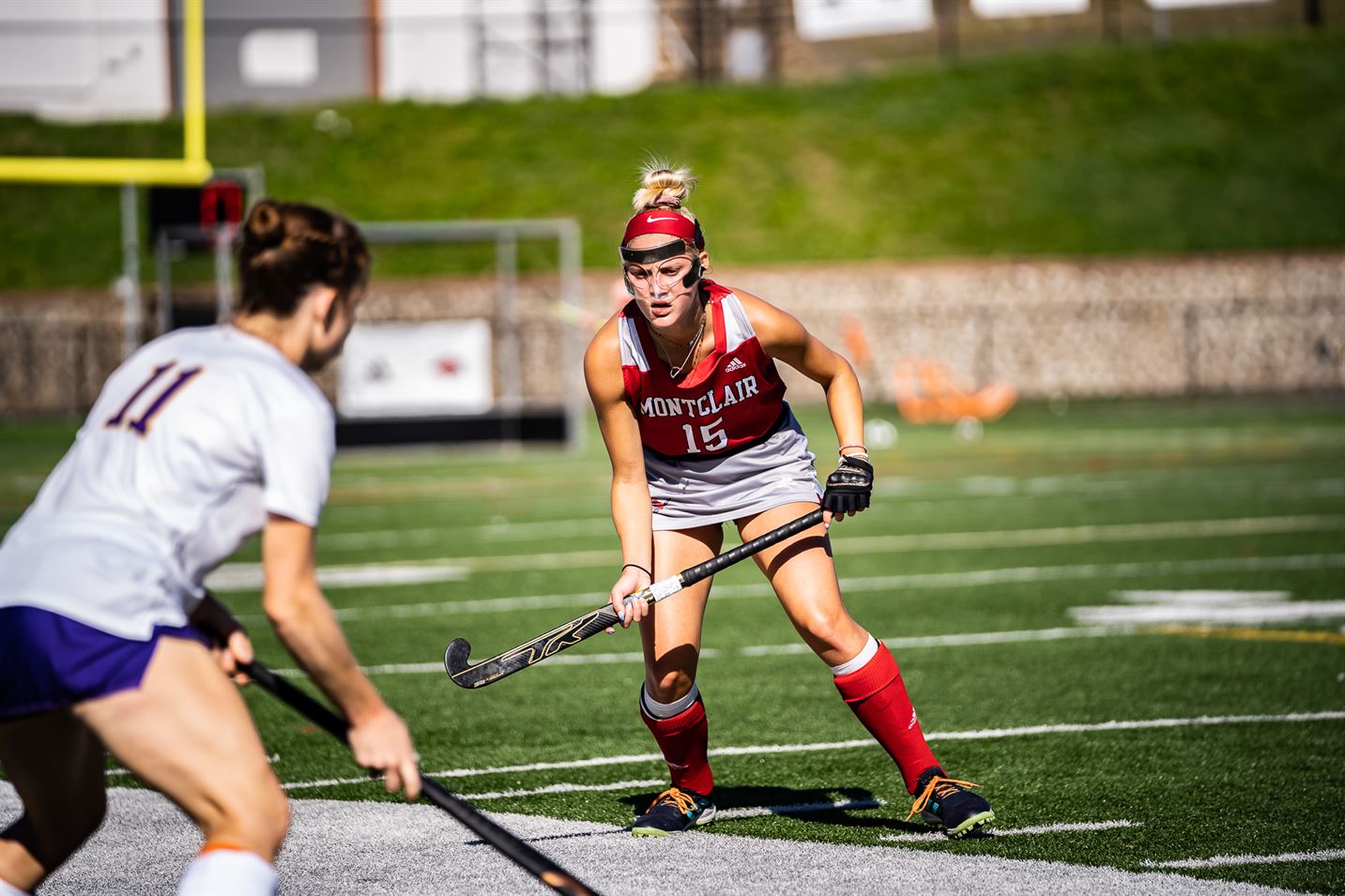 Freshman forward Gab Maisto had four goals and three assists in her debut season with the Red Hawks. Photo courtesy of David Venezia