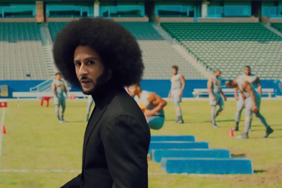 Colin Kaepernick narrates the reality of racism in sports. Photo courtesy of Netflix