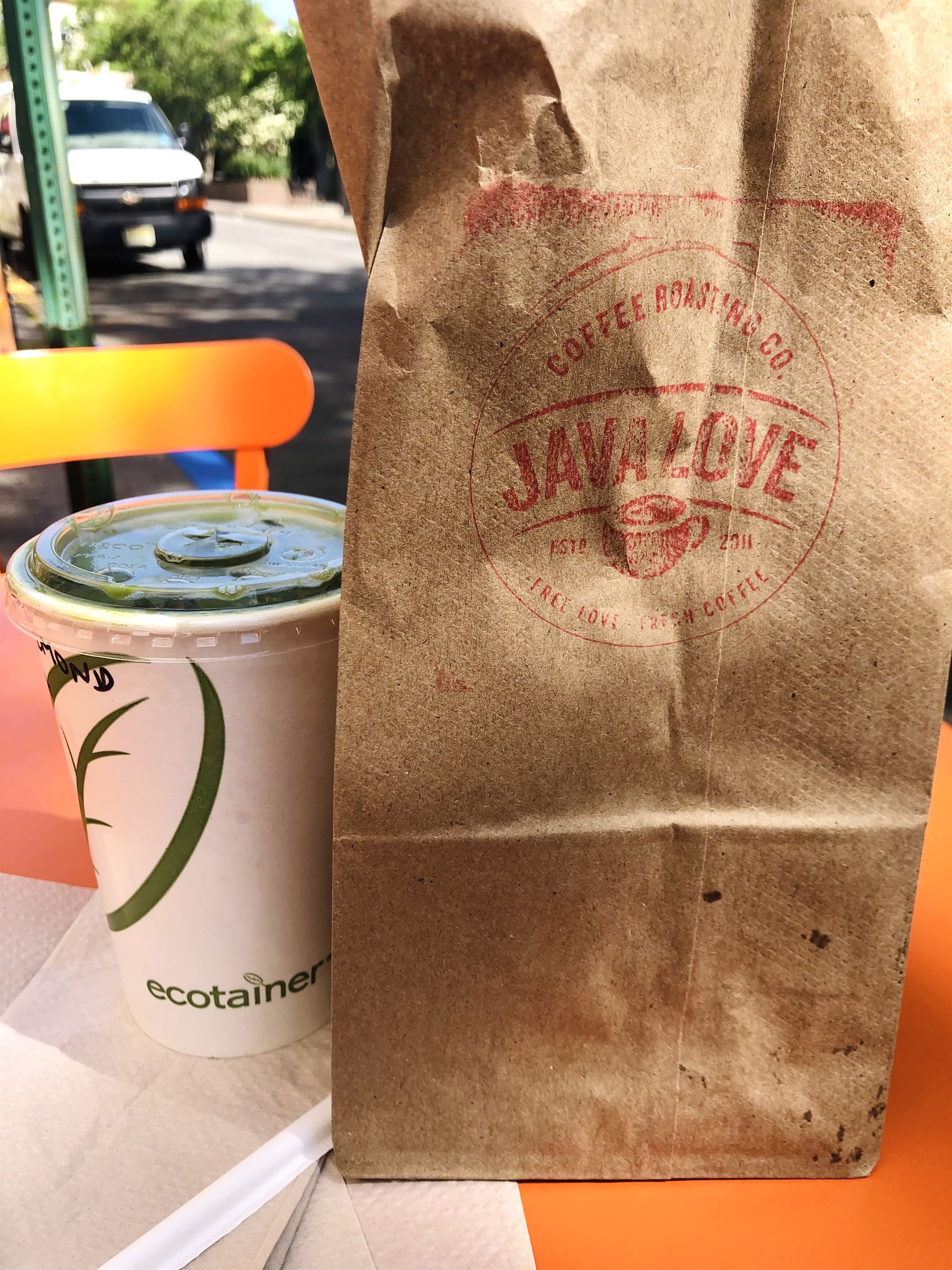 Java Love makes a delicious matcha latte and brownie. Photo courtesy of Alyssa Smolen