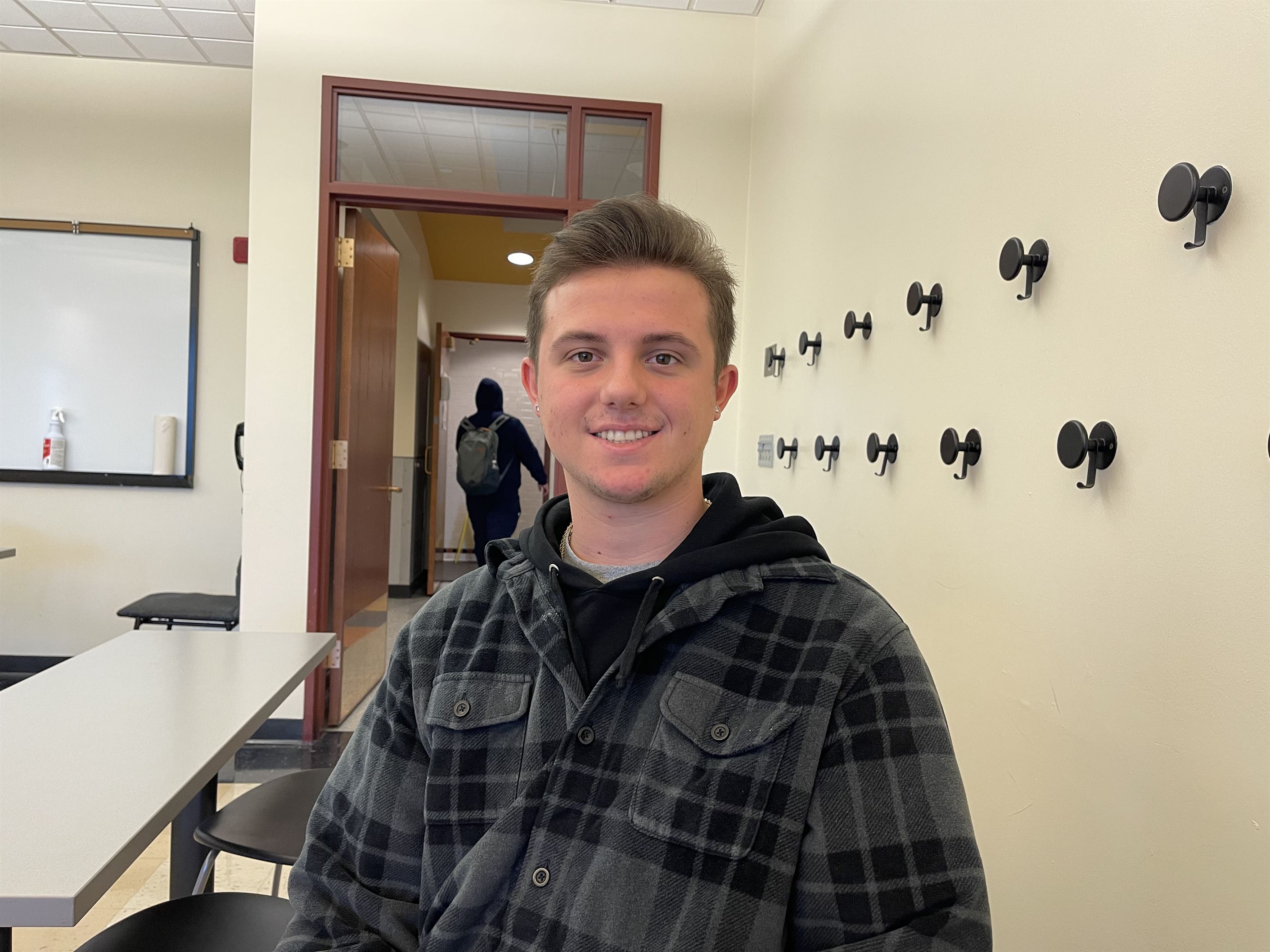 Ryan Mistretta, a junior sports communication major, explained how the virtual day was beneficial for him. Jennifer Portorreal | The Montclarion