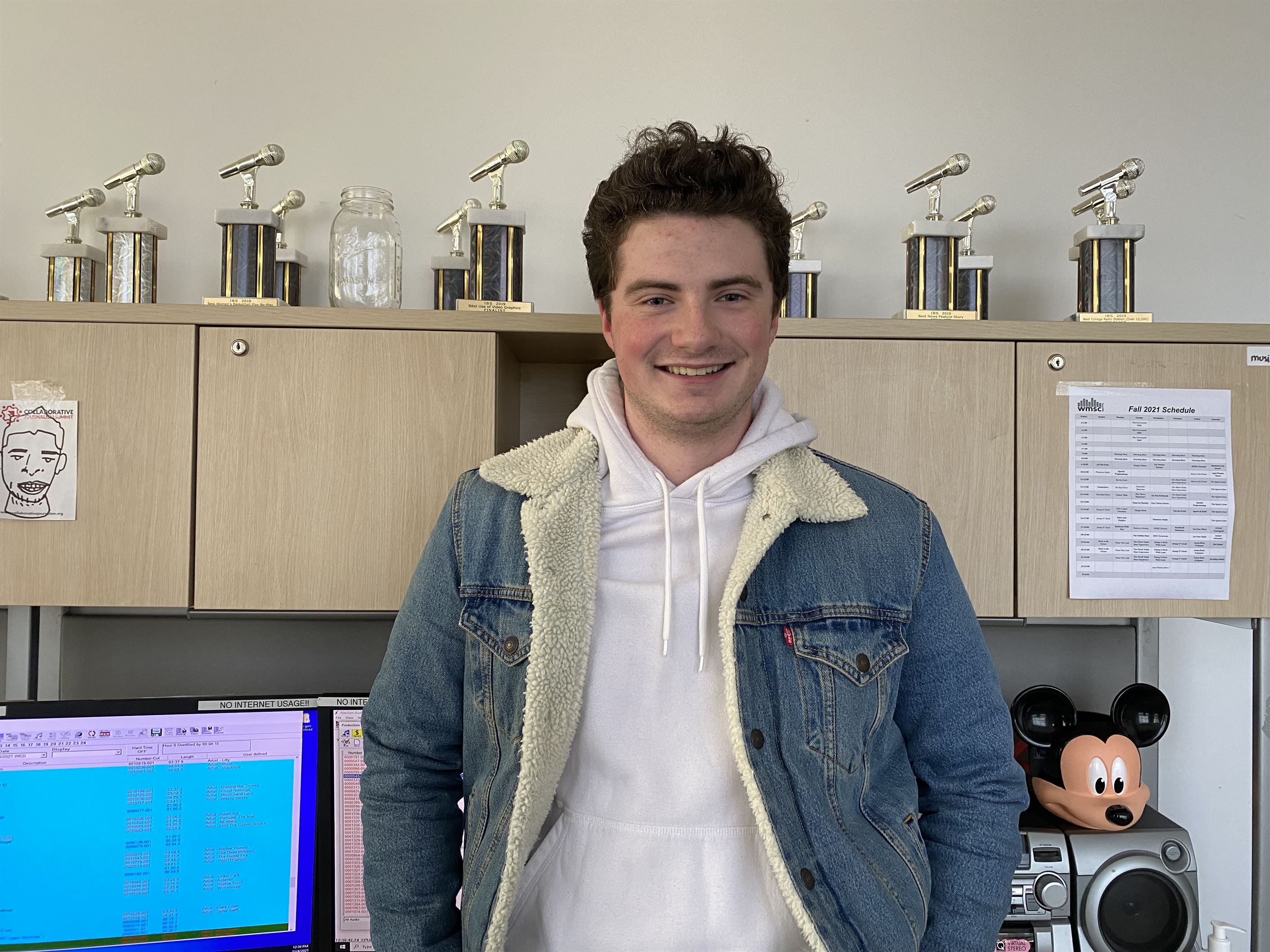 Kenny Horn, a senior television and digital media major, is the Morning Buzz producer. Photo courtesy of Erin Lawlor