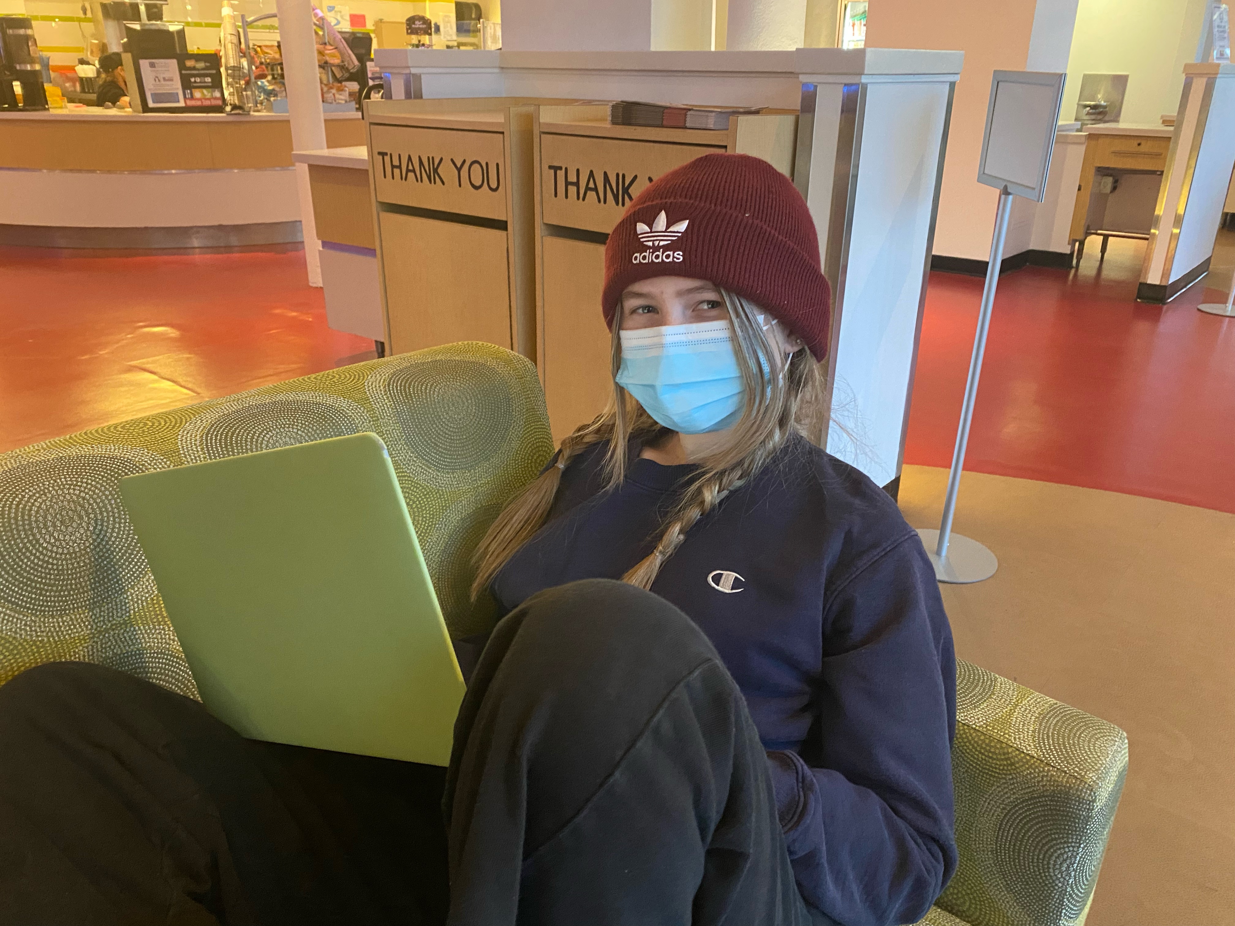 Although Emma Rowe, a freshman psychology major, was not a student at Montclair State last year, she understands why the university would charge for winter housing. Sam Nungesser | The Montclarion