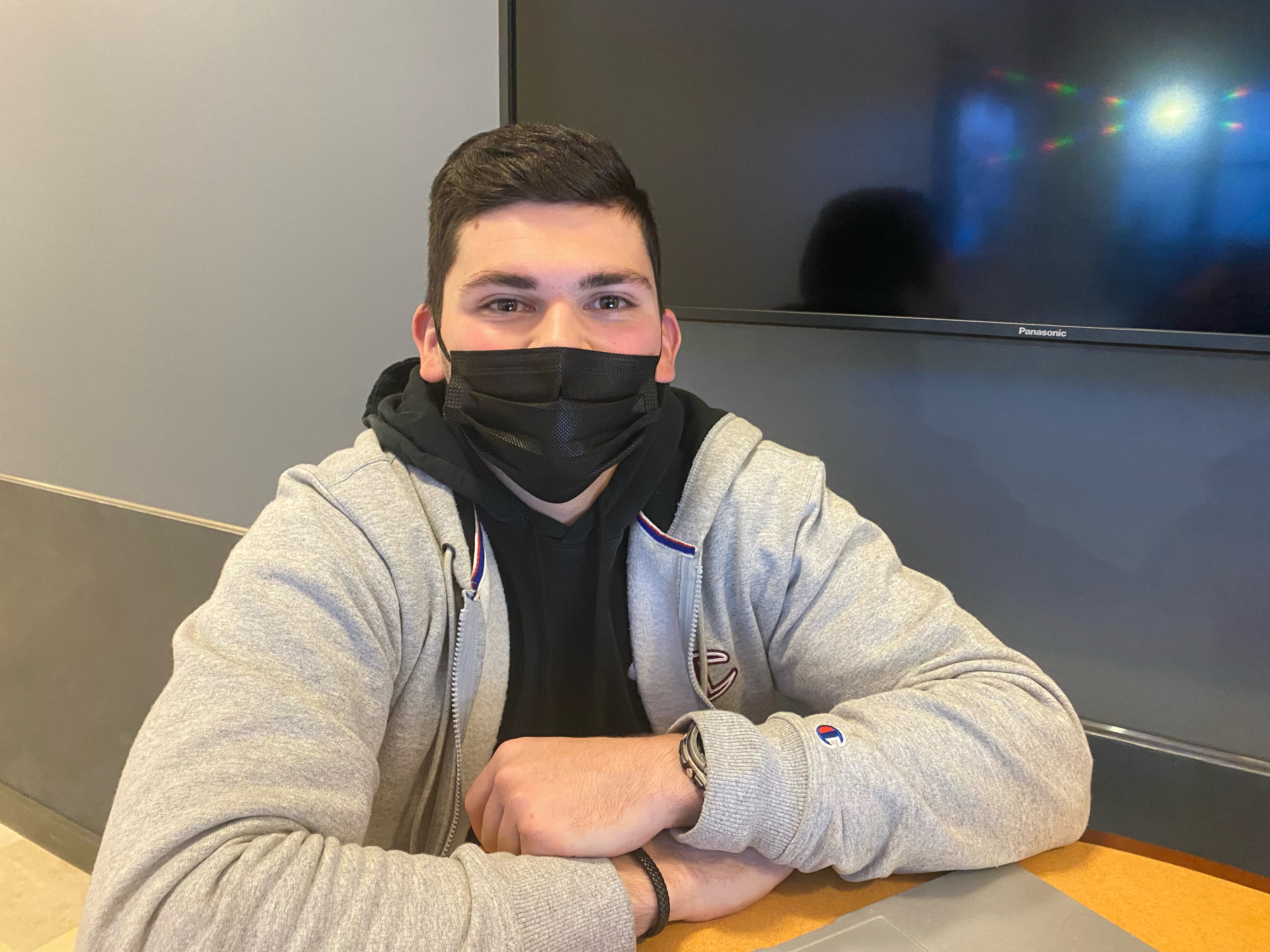 Dylan D’Ambrosio, a senior physical education major, believes the university should not have charged for winter housing last year. Sam Nungesser | The Montclarion