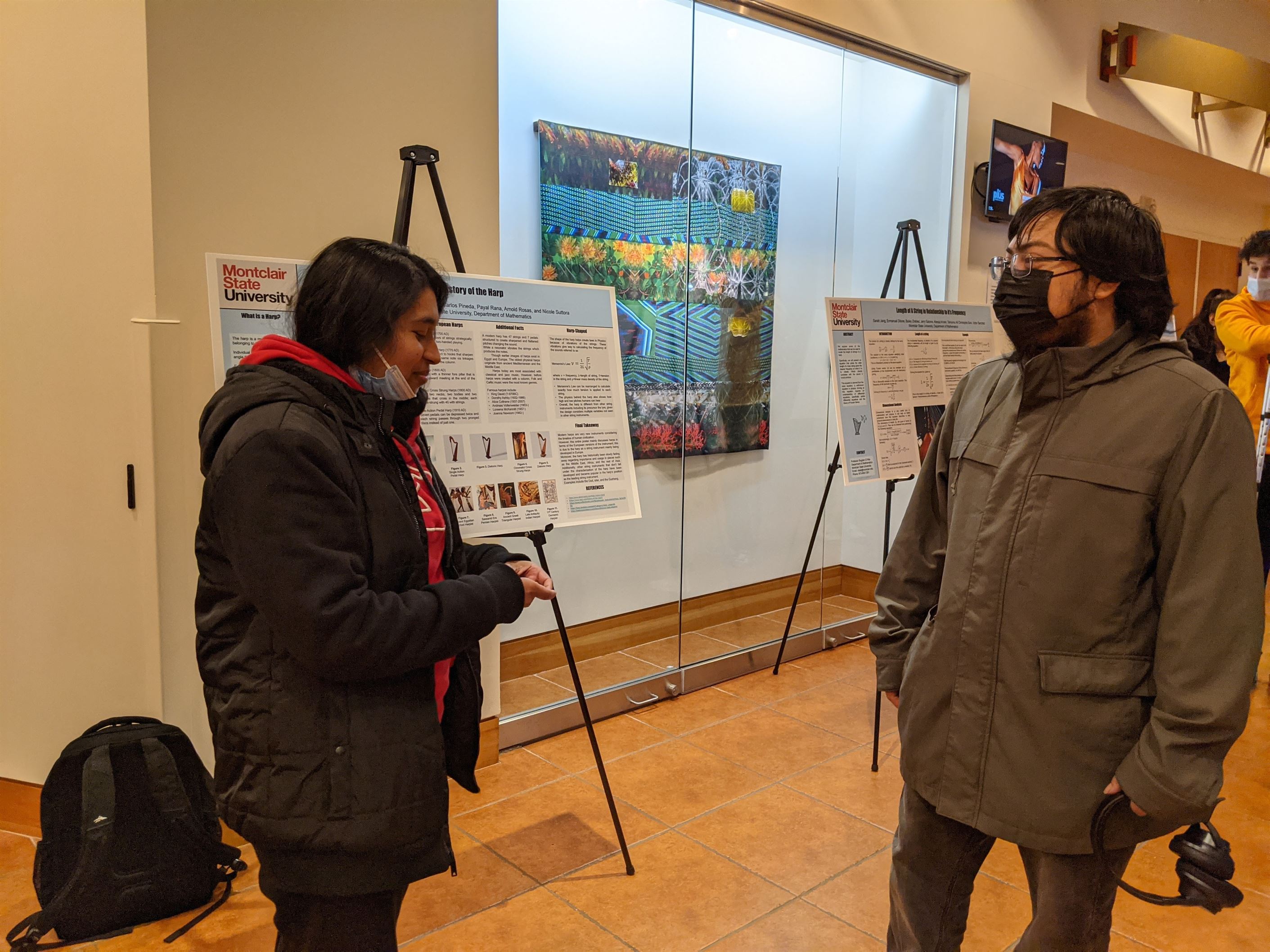Students presented their projects to the public in Alexander Kasser Theater. Photo courtesy of Bogdan Nita.