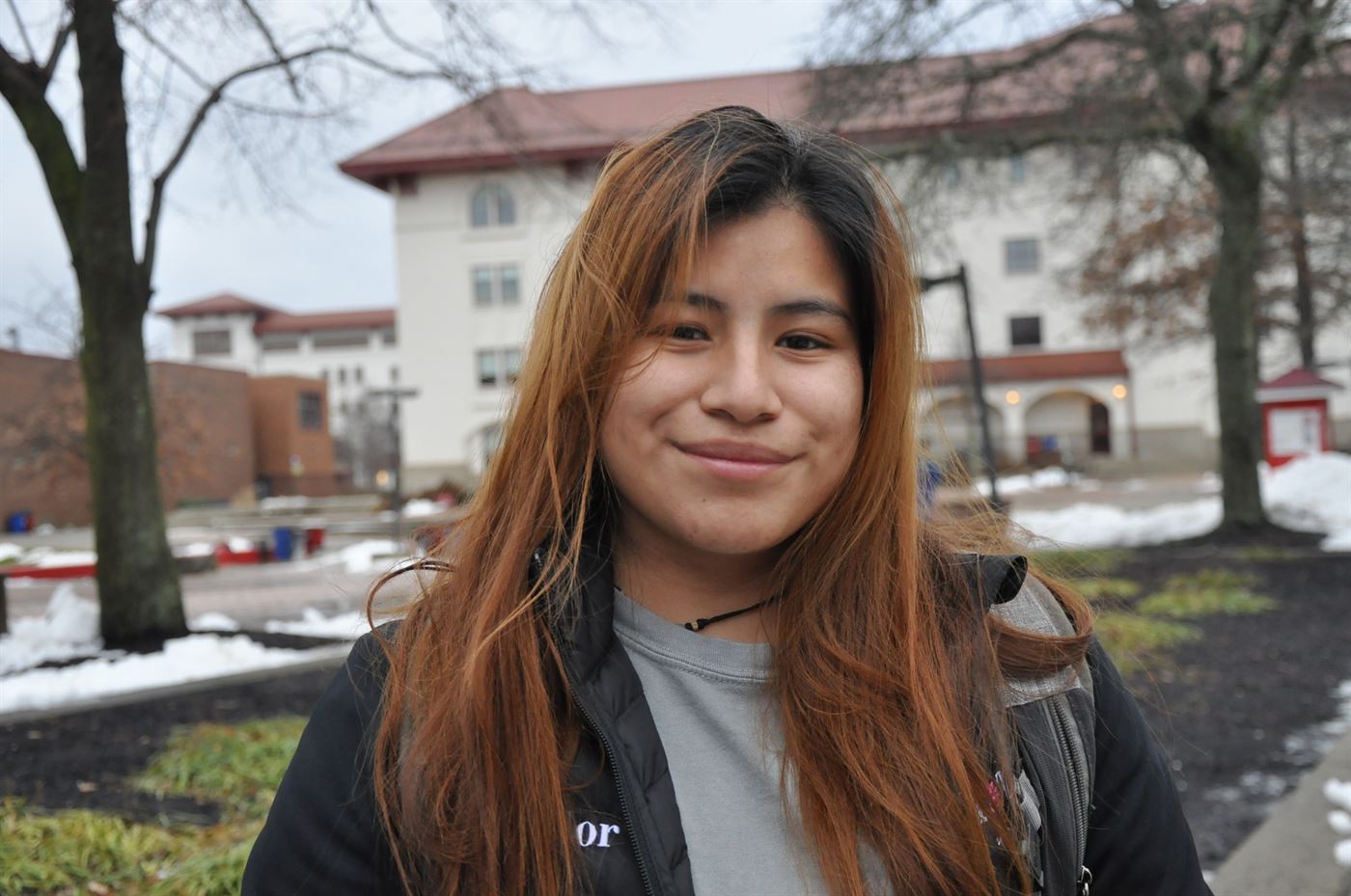 Taylor King, a senior exercise major, thinks Montclair State should’ve given students more time to get the booster shot. Lynise Olivacce | The Montclarion