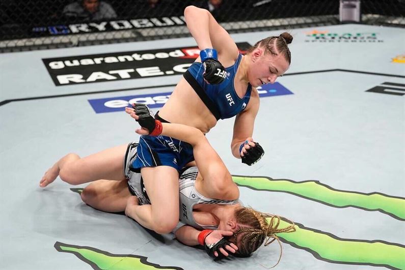 Blanchfield has recorded two impressive victories in her early UFC career. Photo courtesy of Erin Blanchfield