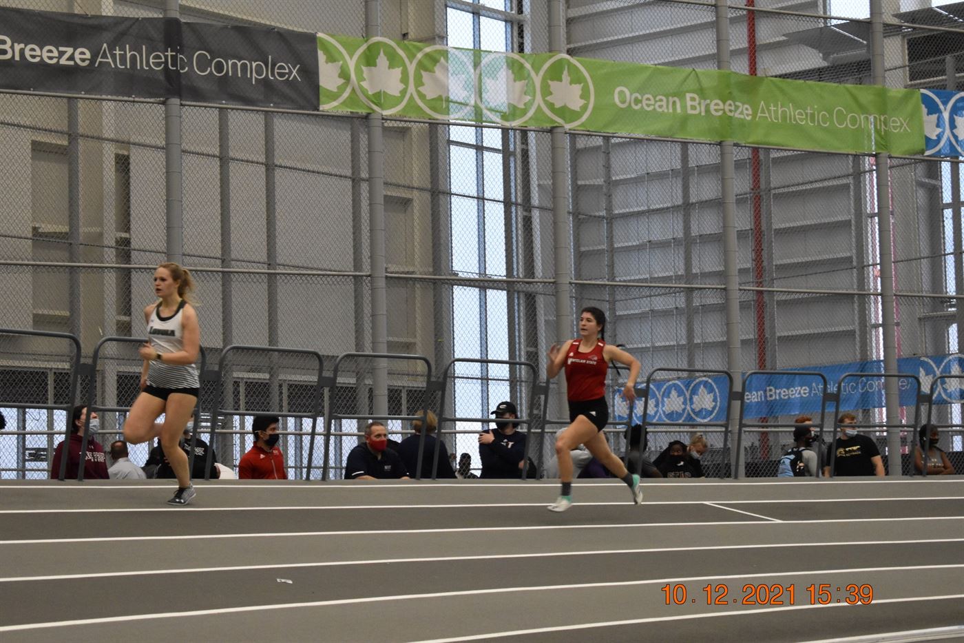 Albright's current collegiate best in the 400-meter dash is 1:03:11. Photo courtesy of Emily Albright