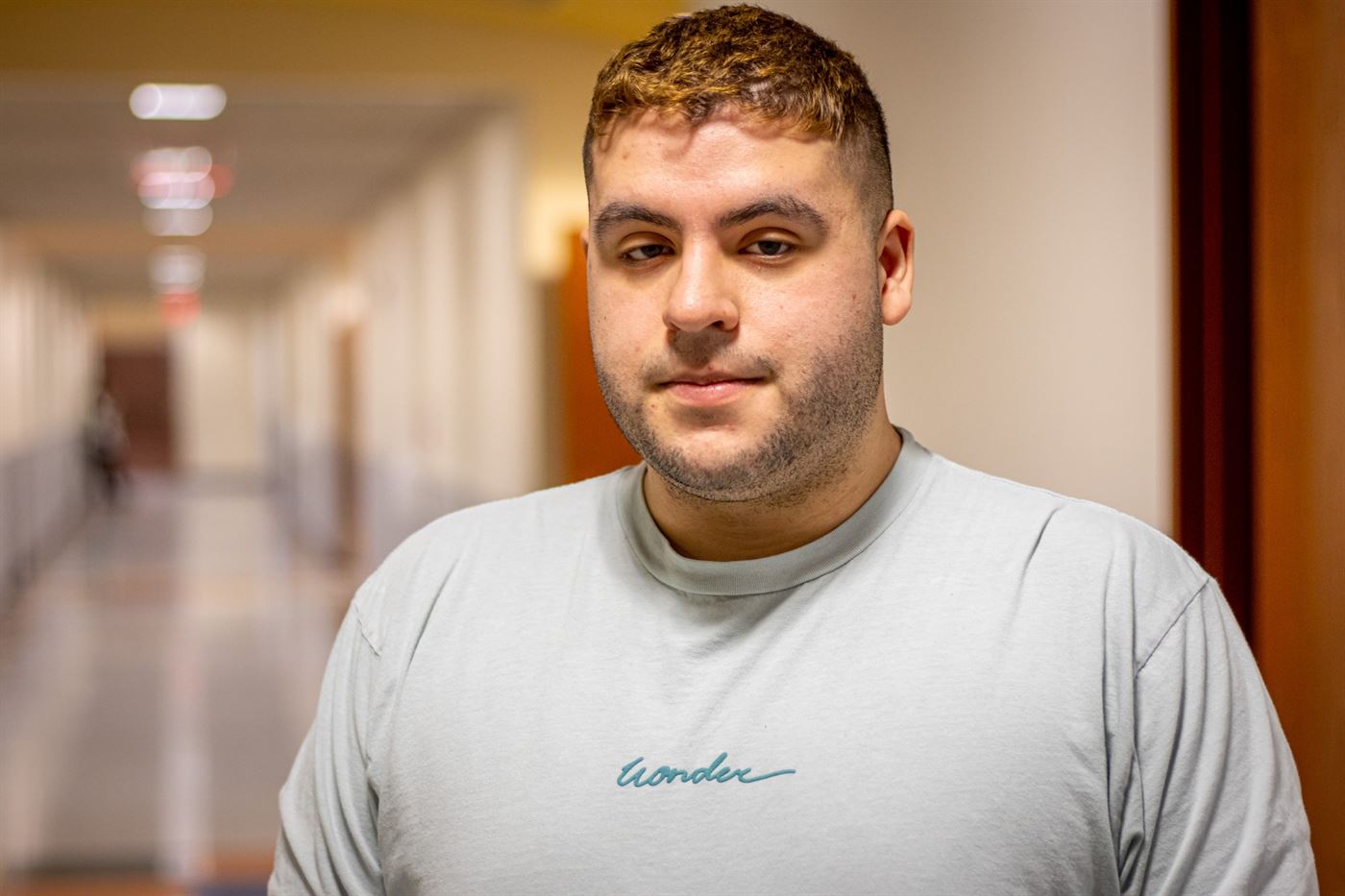 Jon Serrano, a junior political science major, who was sexually harassed by one of his friends after a study group meeting. John LaRosa | The Montclarion