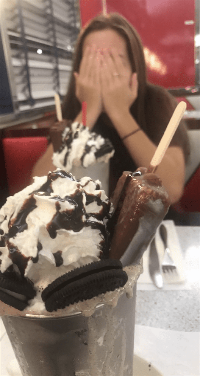 Getting milkshakes at the Red Hawk Diner was one of my roommates and I's favorite things to do our freshman year, before COVID-19. Emma Caughlan | The Montclarion