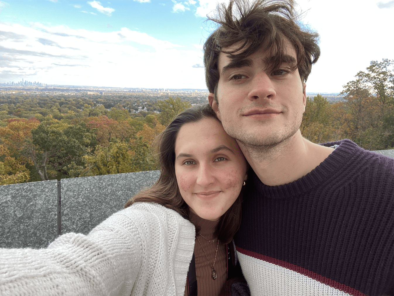 My boyfriend and I at Eagle Rock Reservation on Halloween. Emma Caughlan | The Montclarion