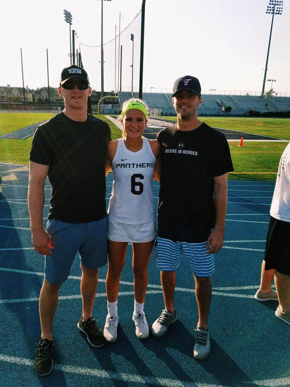 Tristin Konen with her brothers Tyler and Luke after winning the Tournament of Champions at Kean University in 2017. Photo Courtesy of Tristin Konen