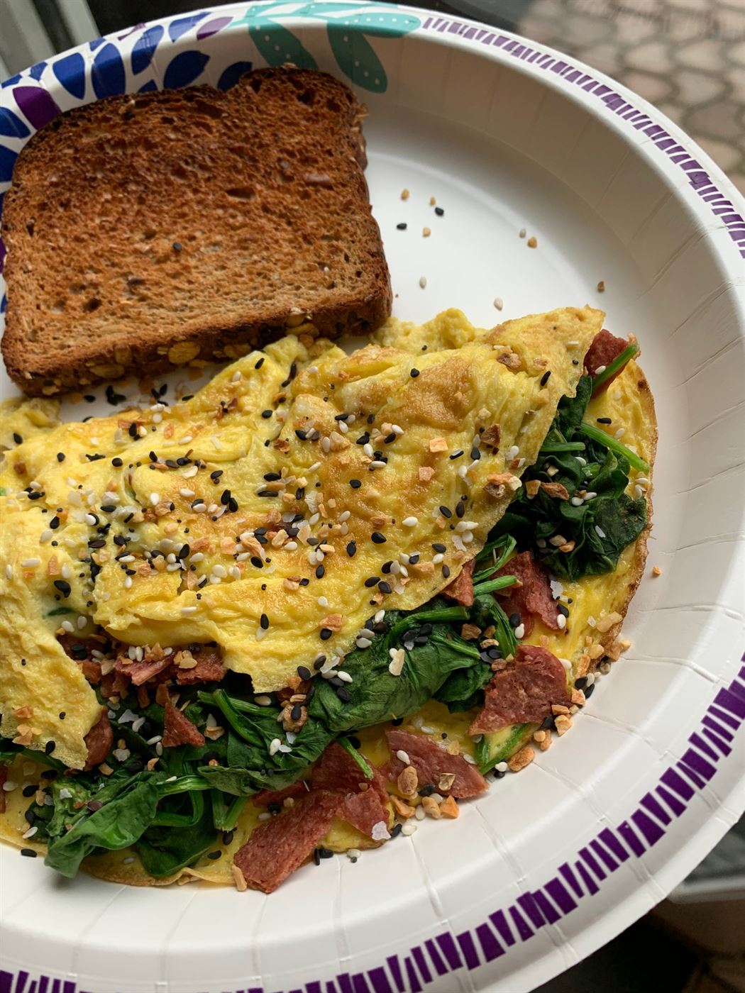 A staple in my kitchen for any meal is a well-filled, egg omelet and toast. Samantha bailey | The Montclarion