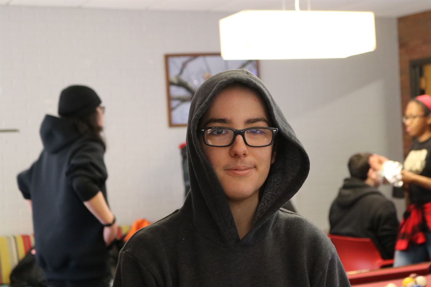 Bianca Purkis, a freshman computer science major, is an extrovert.