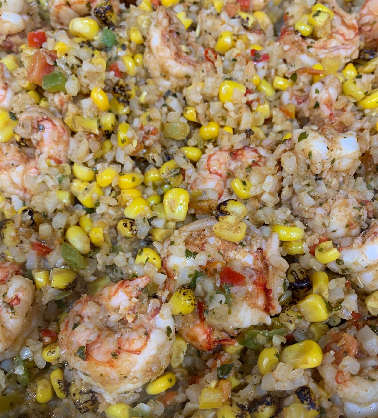 Using Trader Joe's frozen spicy Mexican cauliflower and shrimp, you can have a filling, flavorful meal in less than 15 minutes. Samantha Bailey | The Montclarion