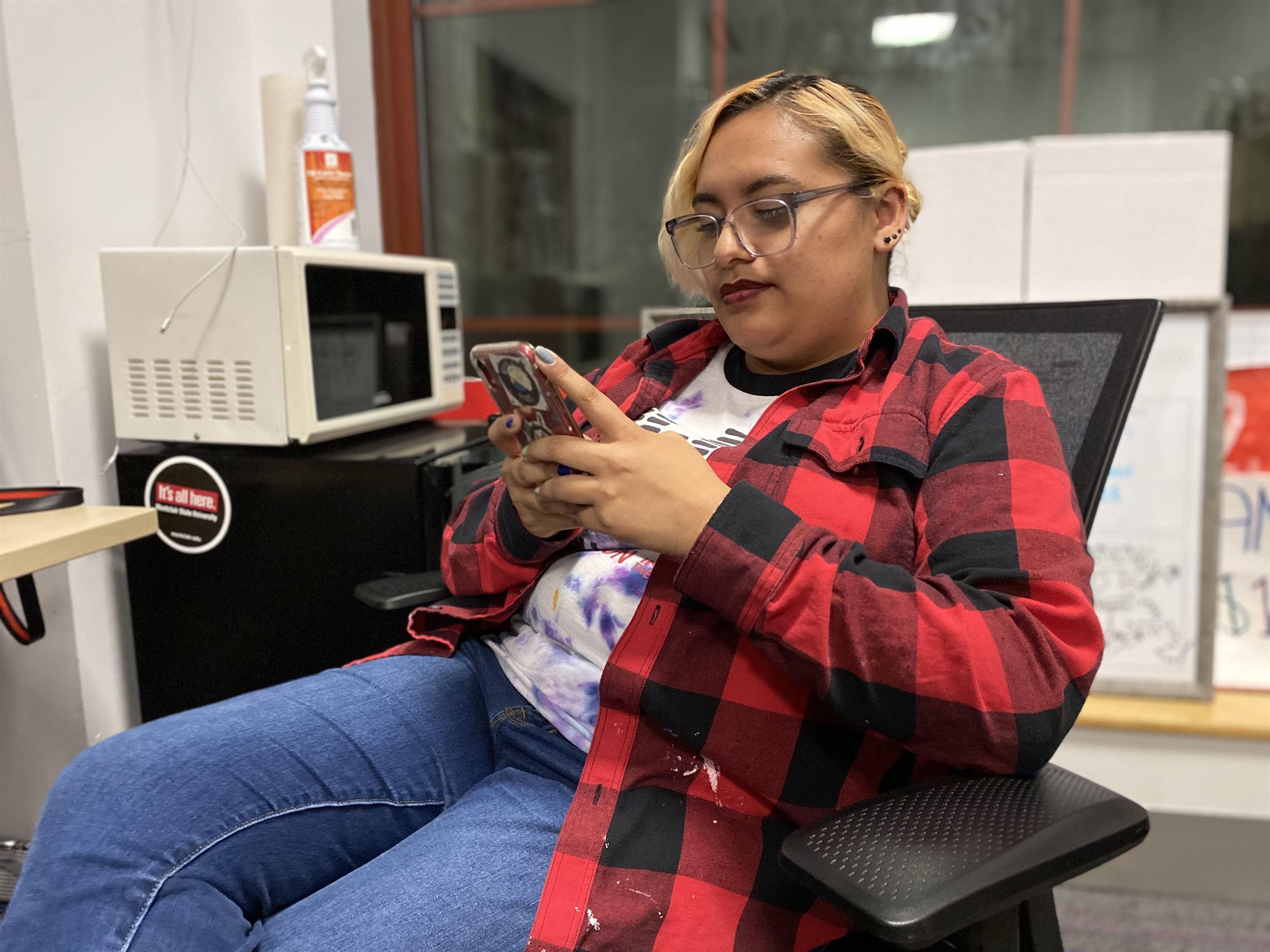 Mari Zuniga, a senior communication and media arts major, said that her use of social media during the pandemic benefited her mental health in some ways. Sal DiMaggio | The Montclarion