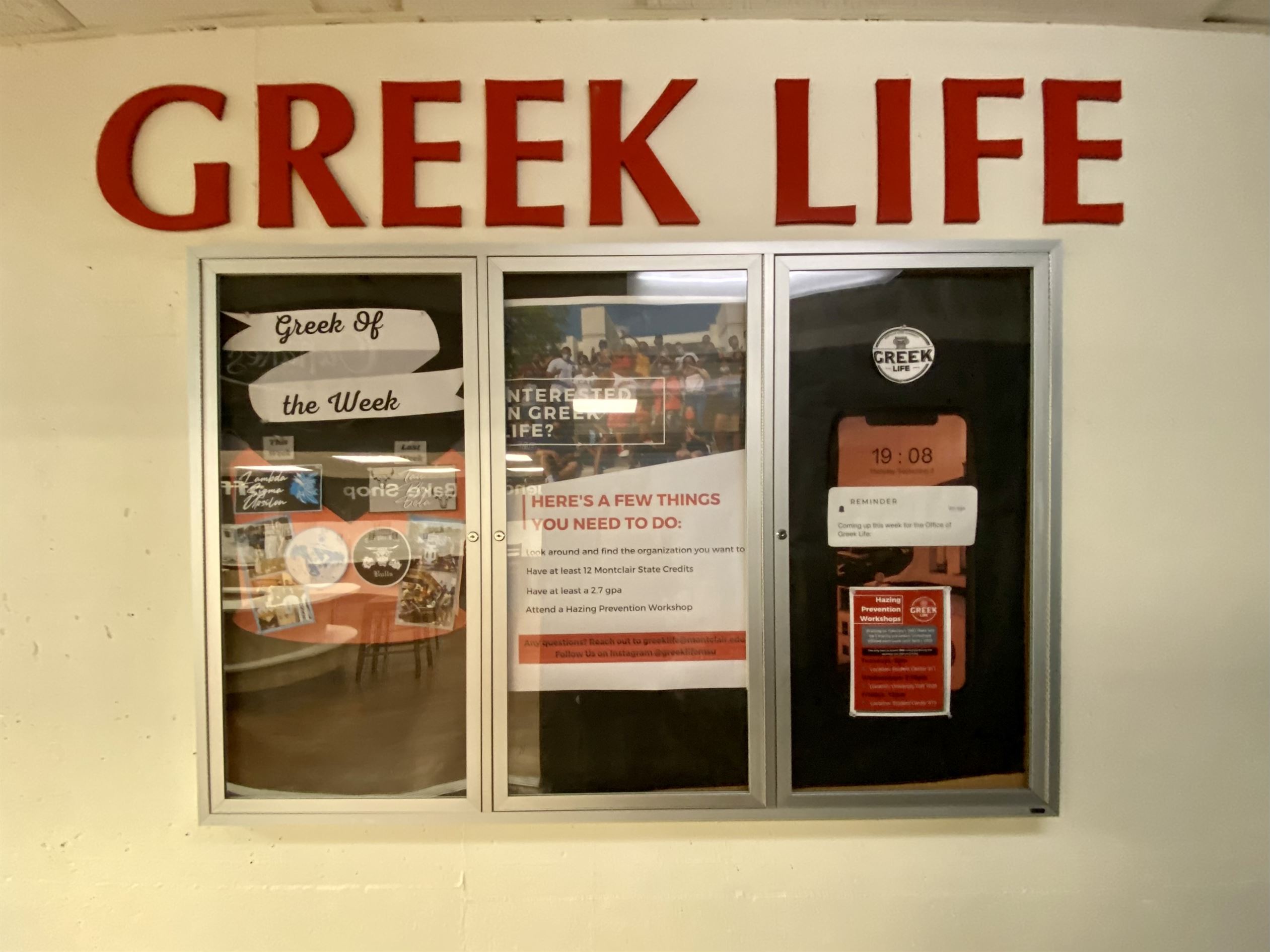 Greek life at Montclair State University took a big hit due to the social restrictions of the COVID-19 pandemic. Sal DiMaggio | The Montclarion