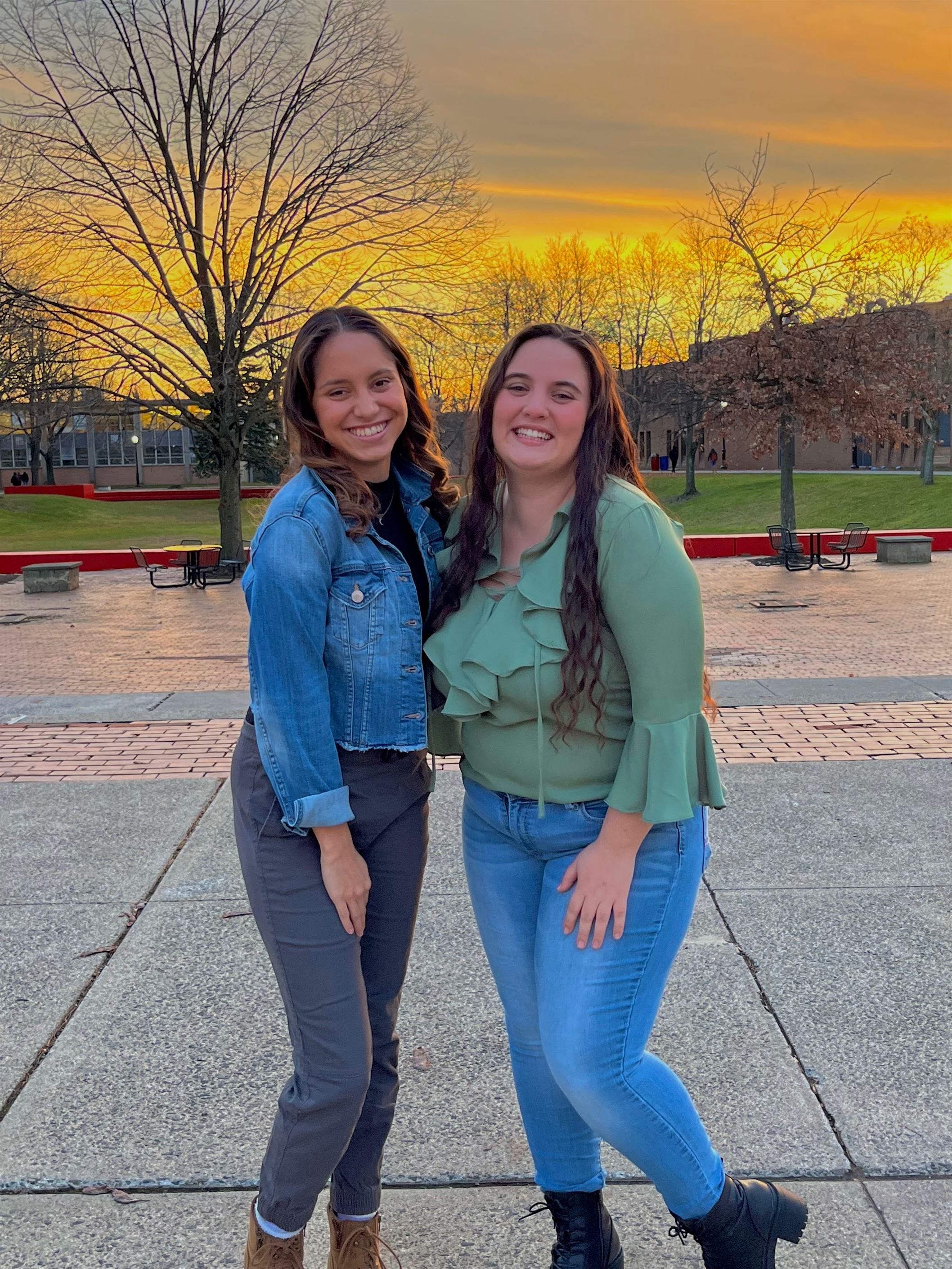 Diana Sisk-Gritz and Tania Dominguez have been roommates since freshman year. Photo courtesy of Tania Dominguez