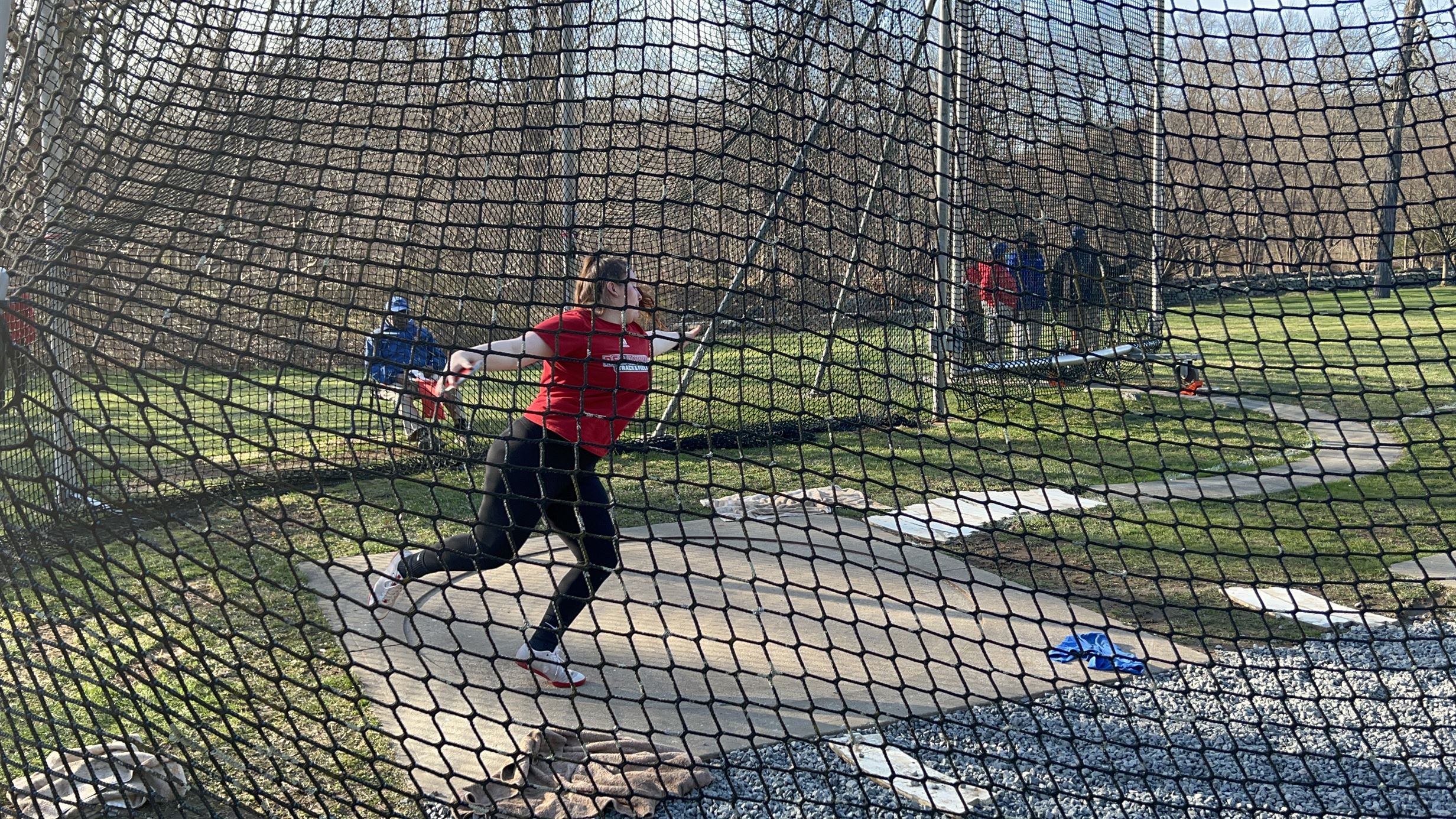 At the discus thrower, Mastroianni hit a personal record of 34.57 meters at the Oscar Moore Invitational on March 26, the team’s first meet of the season. Photo courtesy of Montclair State Athletics